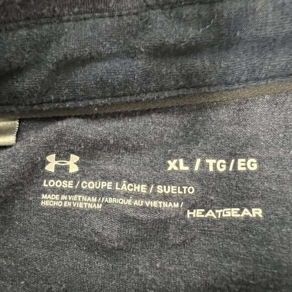 Under Armour Men's Navy Short Sleeved Polo Shirt Size XL - Picture 9 of 9